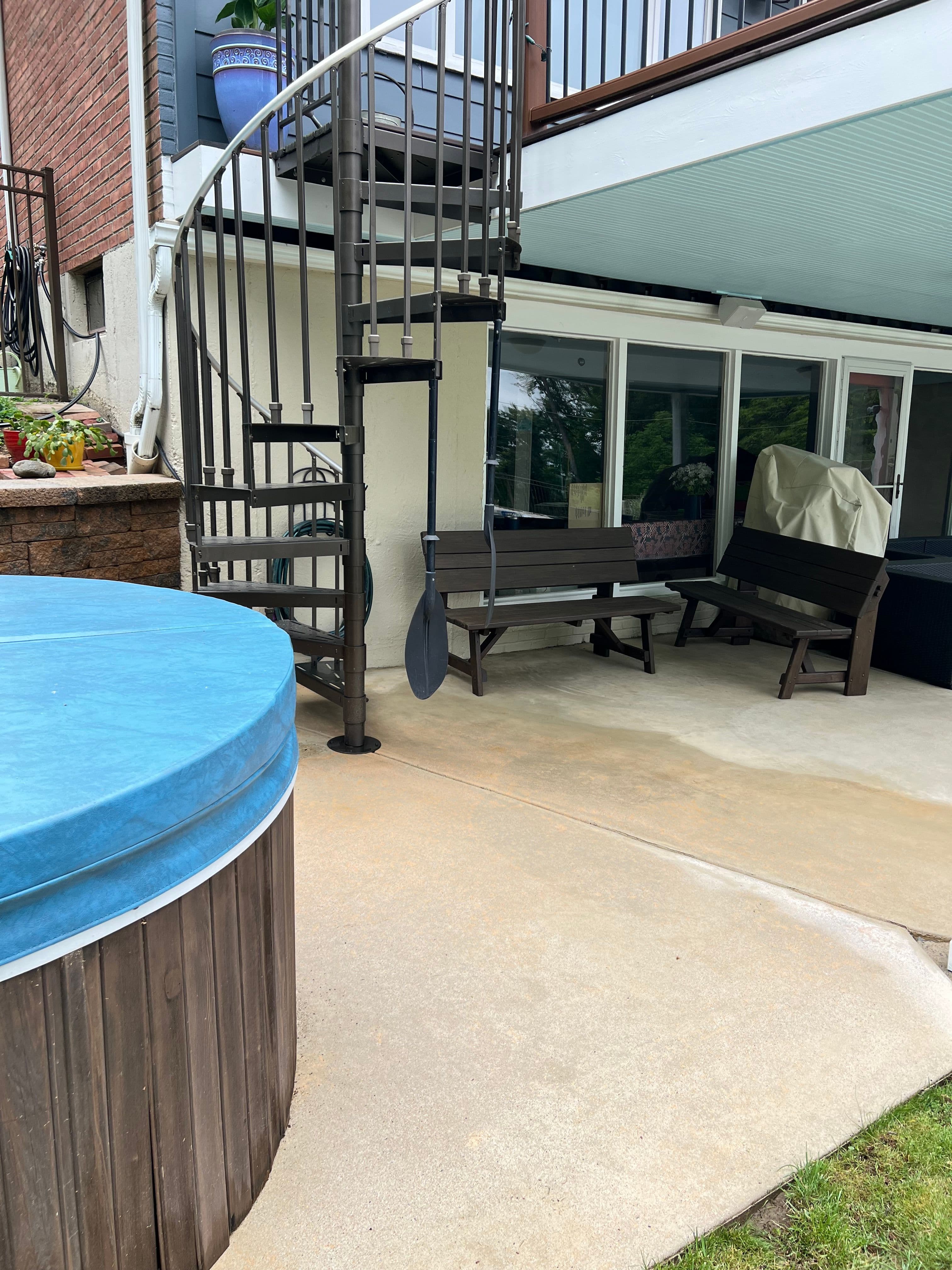 Concrete Patio — after