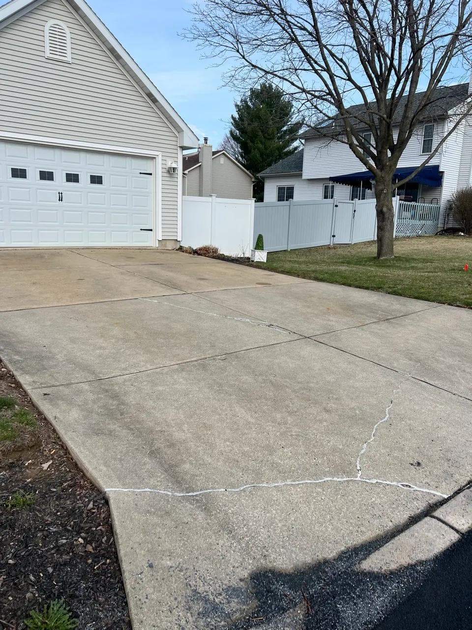 Concrete Driveway — before